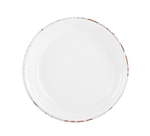 Bianco Salad Plate - White