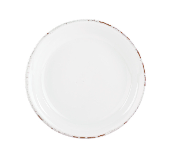Bianco Salad Plate - White