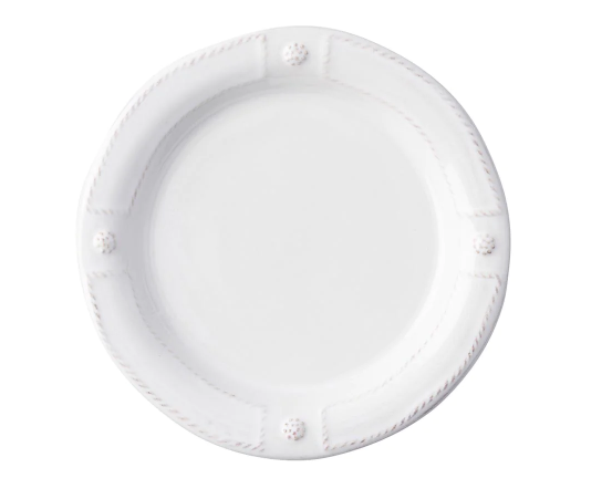 Berry and Thread French Panel Side/Cocktail Plate - Whitewash