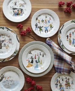 12 Days of Christmas Dessert/Salad Plate