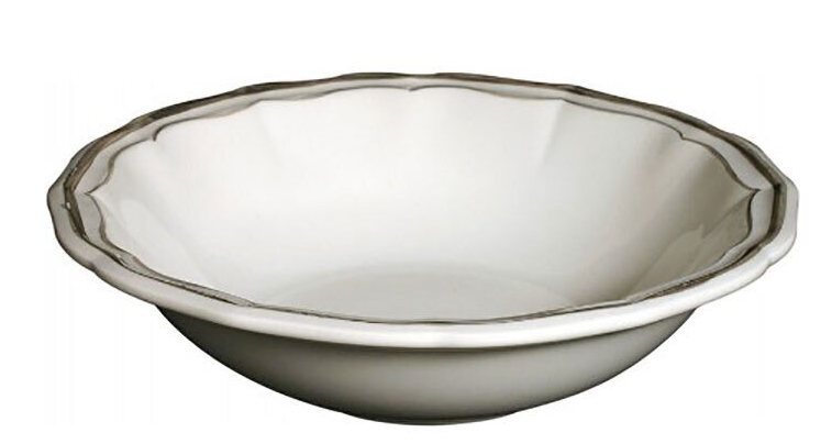 Filet Taupe Cereal Bowl