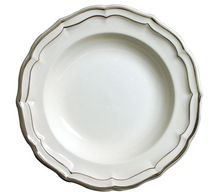Load image into Gallery viewer, Filet Taupe Rimmed Soup Bowl
