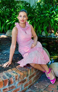 Gretchen Scott Designs Wash / Wear Hope Dress - Pink