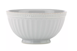 French Perle Groove White All Purpose Bowl