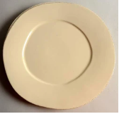 Lastra European Dinner Plate - Cream