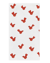 Load image into Gallery viewer, Vietri Papersoft Red Bird Guest Towels - 20 Pack
