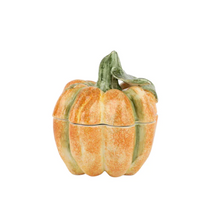 Load image into Gallery viewer, Vietri Pumpkins Small Covered Pumpkin
