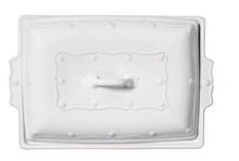 Load image into Gallery viewer, Berry &amp; Thread Whitewash Lidded 13&quot; Rectangular Baker
