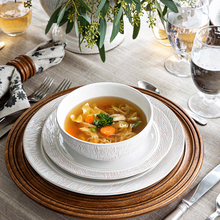 Load image into Gallery viewer, Blenheim Oak Whitewash Dinner Plate
