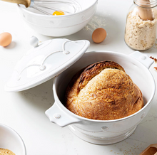Load image into Gallery viewer, Berry &amp; Thread Whitewash Lidded Casserole
