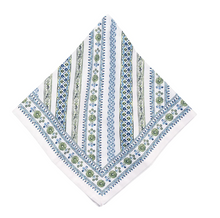 Load image into Gallery viewer, Seville Stripe Green Napkin
