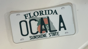 Ocala License Plate Sticker