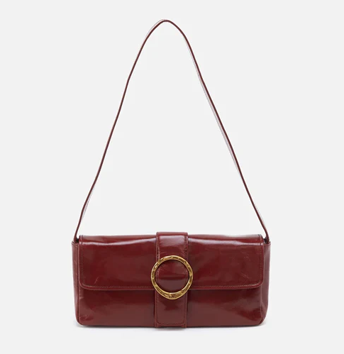 Sawyer Baguette Shoulder Bag - Henna