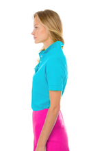 Load image into Gallery viewer, GripeLess - Cotton Piqué Polo Shirt - Turquoise
