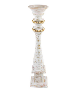 Gold Beaded Candlestick - Small