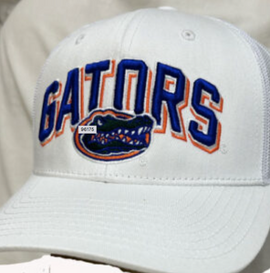 Florida Gators Cap in White - White Mesh Back