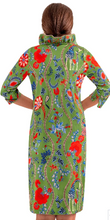Load image into Gallery viewer, Gretchen Scott Designs Ruffneck Dress - Jungle Symphony - Olive
