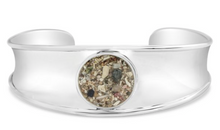 Load image into Gallery viewer, Bayview Sterling Cuff Bracelet - Hawaii Puka Shell
