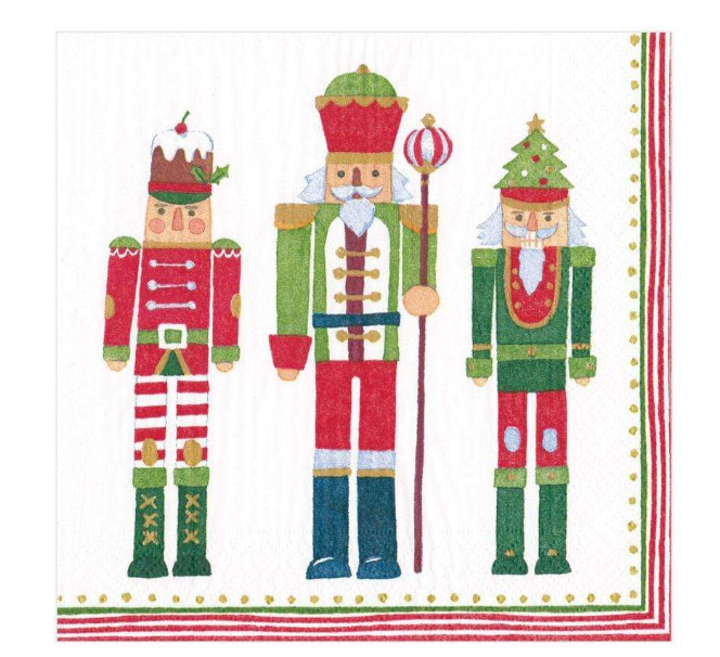 March of the Nutcrackers Paper Luncheon Napkins - 20 Per Package