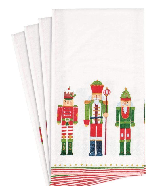 March of the Nutcrackers Paper Guest Towel Napkins - 15 Per Package