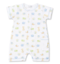Load image into Gallery viewer, Jungle Jollies Short Playsuit (PRT) - Multi Blue
