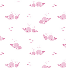 Load image into Gallery viewer, Whale Wishes Pink Short Playsuit
