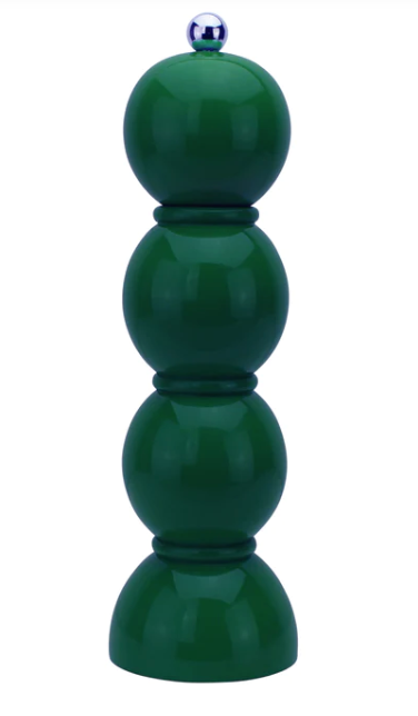 Addison Ross Lacquer Bobbin Salt/Pepper Mill Grinder (Racing Green)