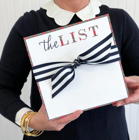 Tartan List Slab Notepad