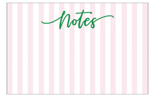 Load image into Gallery viewer, Cabana Stripes &quot;Notes&quot; Slab Notepad
