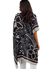 Load image into Gallery viewer, Desert Bloom Long Line Kimono w/ Side Vents
