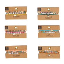 Load image into Gallery viewer, Wristful Words Carded Stretch Bracelets - Assorted
