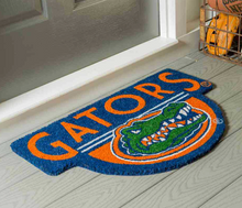 Load image into Gallery viewer, Florida Gators Shaped Coir Doormat
