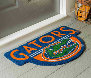 Florida Gators Shaped Coir Doormat