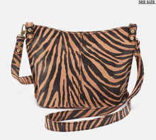 Load image into Gallery viewer, HOBO Pier Small Crossbody Printed Leather Zebra Stripes
