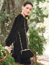 Load image into Gallery viewer, Spartina 449 Wilenna Velvet Dress Black

