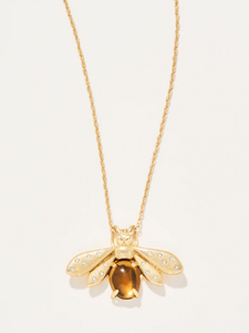 Spartina 449 Honey Bee Slide Necklace 28" Bronze