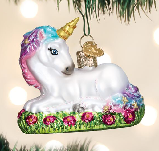 Baby Unicorn Ornament