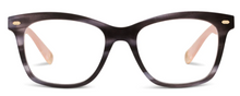 Load image into Gallery viewer, Sinclair Reading Glasses - Charcoal Horn/Blush
