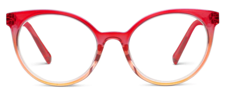 Dahlia Reading Glasses - Pink/Orange
