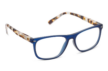 Load image into Gallery viewer, Dexter Reading Glasses - Navy/Chai Tortoise

