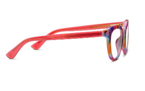 Tribeca Reading Glasses - Ikat/Red