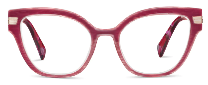 Marquee Reading Glasses - Red/Spice Quartz