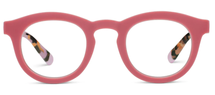 Saffron Reading Glasses - Strawberry/Pink Botanico