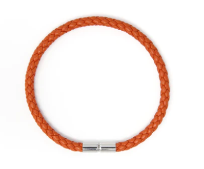 Orange Braided Bracelet