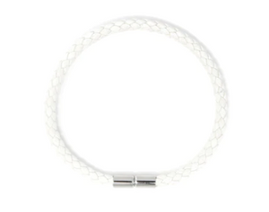 White Braided Bracelet