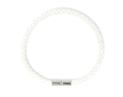 White Braided Bracelet