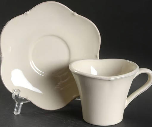 Meridian Tea Saucer - White