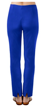 Load image into Gallery viewer, Cotton / Spandex GripeLess Pants - Solid - Azure Blue
