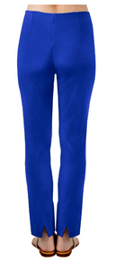Gretchen Scott Designs Cotton / Spandex GripeLess Pants - Solid - Azure Blue