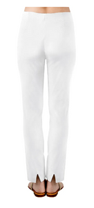 Gretchen Scott Designs Cotton / Spandex GripeLess Pants - Solid - White